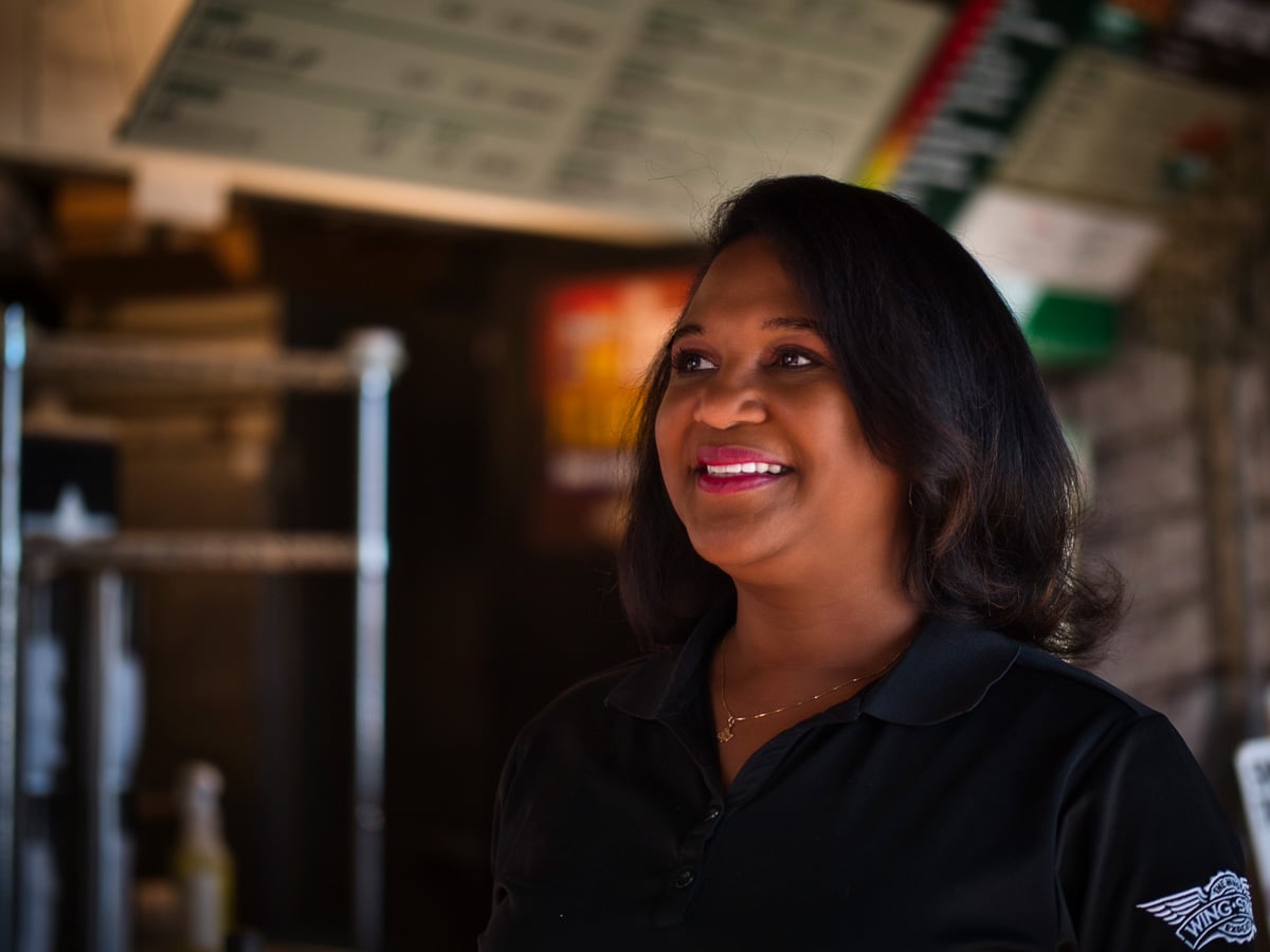 Cheryl Glover Wingstop franchise business over